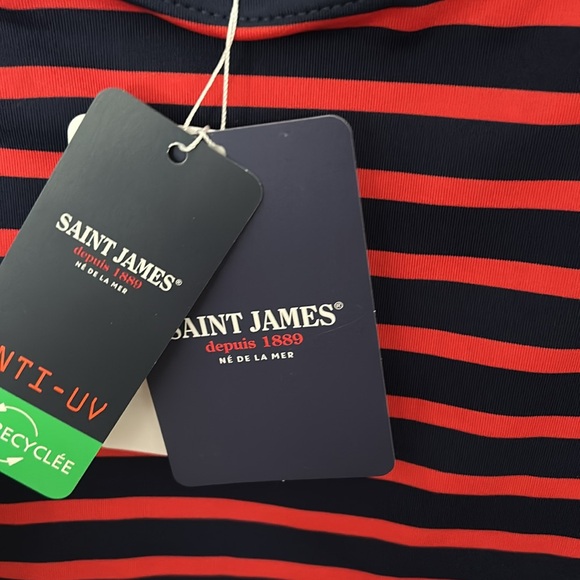 St James Boatneck Marine stripe dress L - Picture 3 of 5